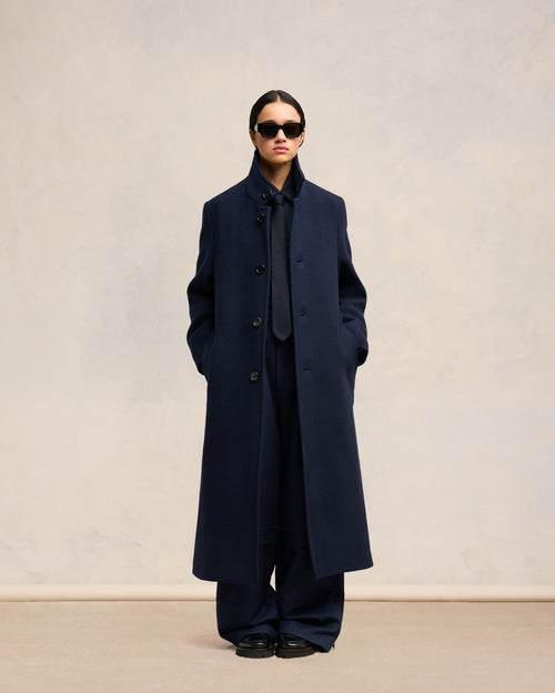 							High Collar Coat - 3						 - Ami Paris