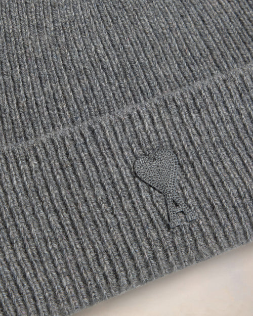 Cashmere Ami de Coeur Beanie - 9 - Ami Paris