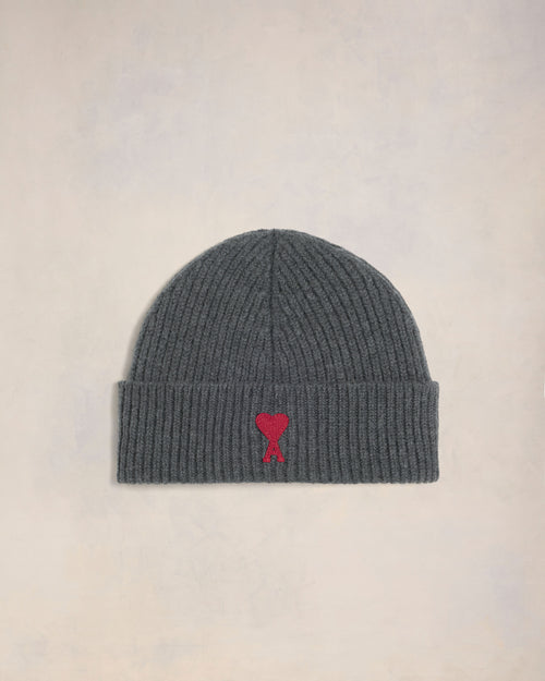 Red Ami de Coeur Beanie - 1 - Ami Paris