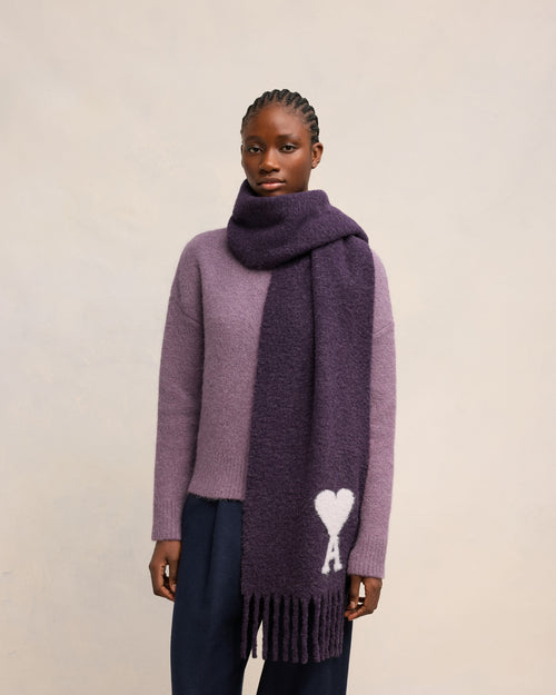 Oversized Ami de Coeur Scarf - 4 - Ami Paris