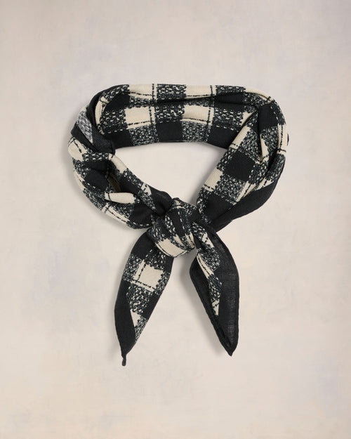 							Check Print Scarf - 3						 - Ami Paris