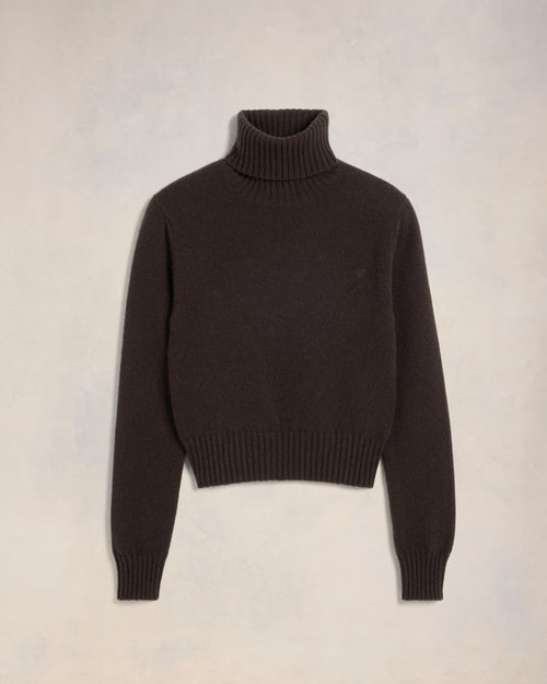 Cashmere Ami de Coeur Turtle Neck Sweater - 4 - Ami Paris