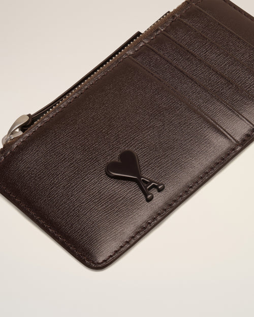 Ami de Coeur Zipped Card Holder - 6 - Ami Paris