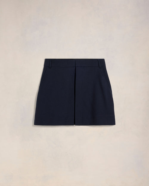 Mini Skirt With Panels - 4 - Ami Paris