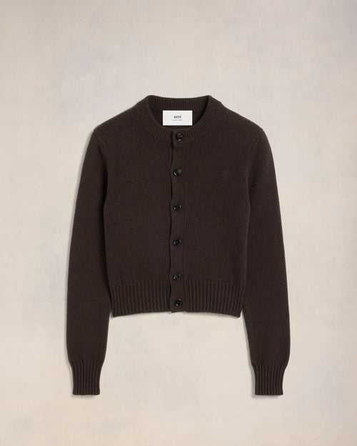 Cashmere Ami de Coeur Cardigan - 4 - Ami Paris