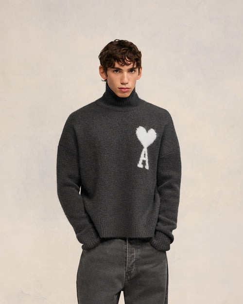 Off-White Ami de Coeur Funnel Neck Sweater - 1 - Ami Paris