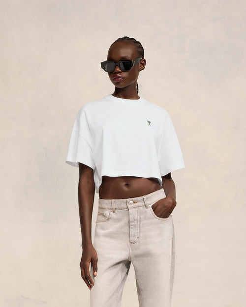 							T-shirt Crop Ami De Coeur - 3						 - Ami Paris