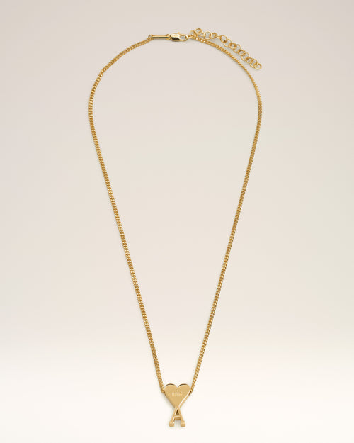 Gold Brass Ami de Coeur Pendant Necklace - 1 - Ami Paris