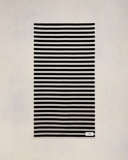 Striped Beach Towel - 1 - Ami Paris