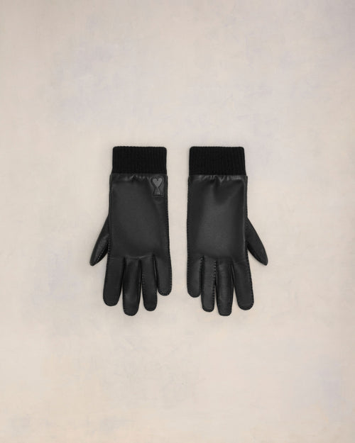 Gants Patch Cuir Ami de Coeur - 4 - Ami Paris