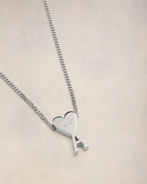 Collier Pendentif Argent Ami de Coeur En Laiton - 6 - Ami Paris