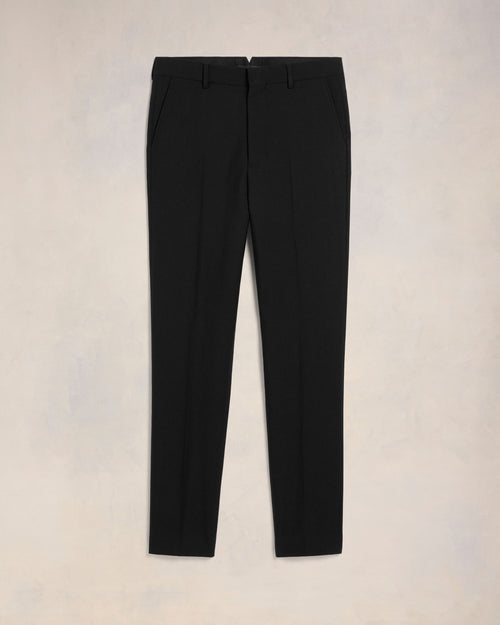 Cigarette Trousers - NAVY BLUE - Ami Paris