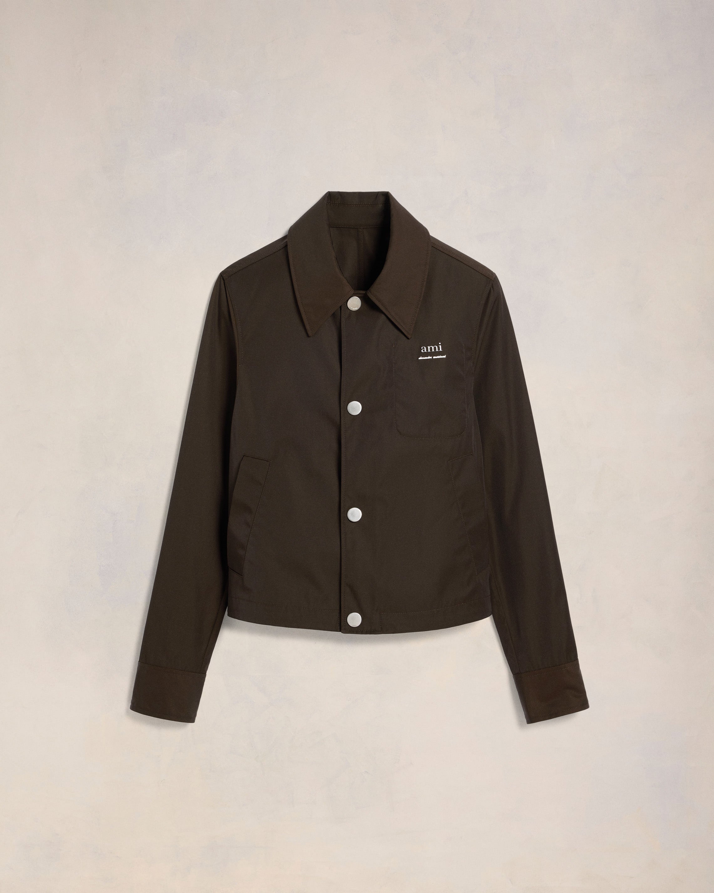 Dark Coffee Ami Alexandre Mattiussi Buttoned Jacket | AMI PARIS