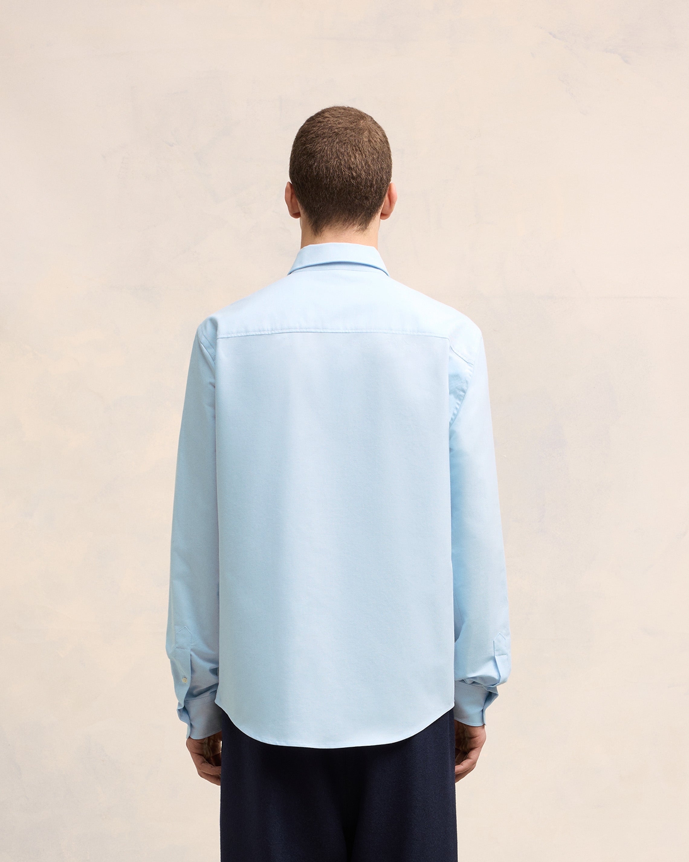 Blue Cotton Button-Down Ami de Coeur Shirt