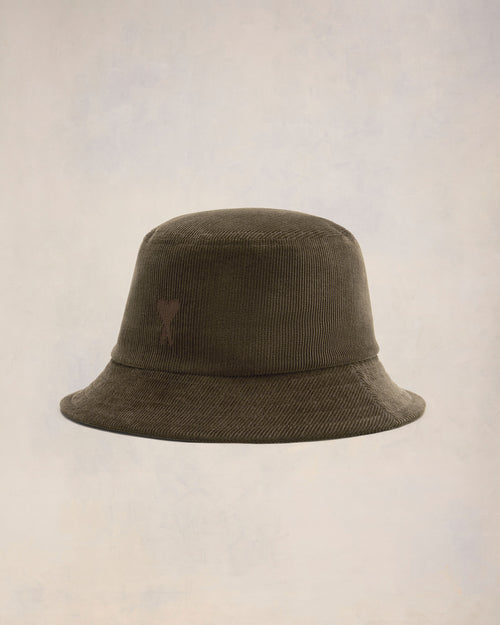 								Tonal Ami de Coeur Embroidery Bucket Hat - 3							 - Ami Paris