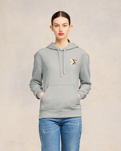 Rainbow Ami de Coeur Classic Fit Hoodie - 10 - Ami Paris