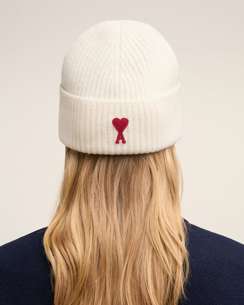 Red Ami de Coeur Beanie - 10 - Ami Paris