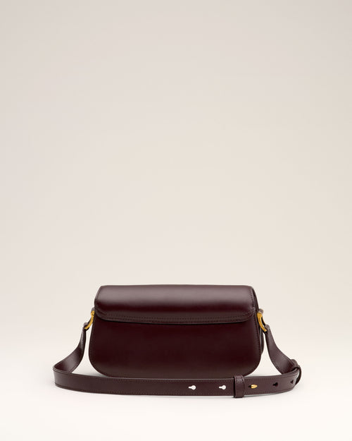 Burgundy Leather Shoulder Bag Paris Paris Bag - 3 - Ami Paris