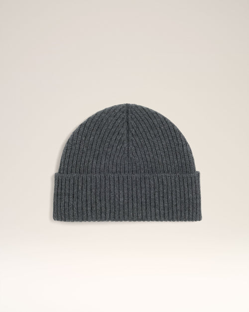 Grey Wool Ami de Coeur Beanie - 10 - Ami Paris