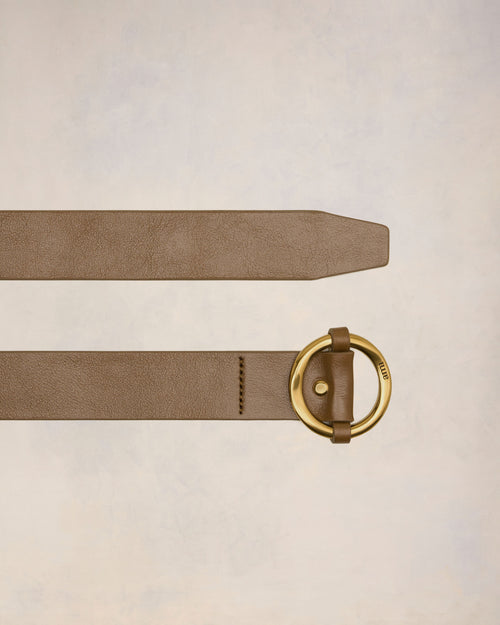 Ami Round Buckle Belt 30 Mm - 4 - Ami Paris