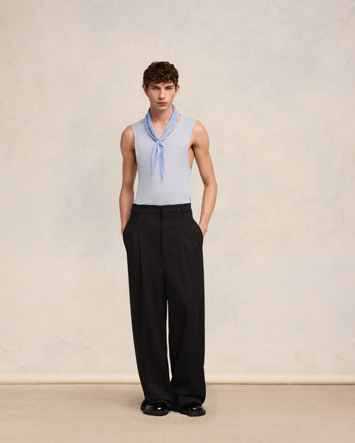 High Waisted Large Trousers - 1 - Ami Paris