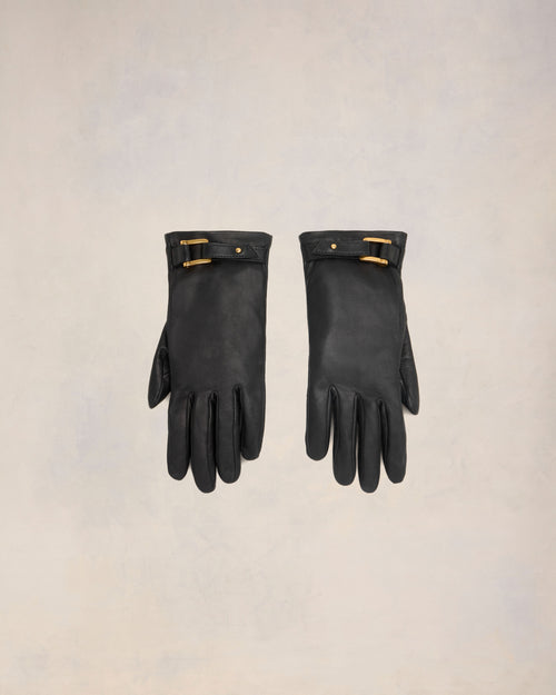 									Strap Detail Gloves - 3								 - Ami Paris