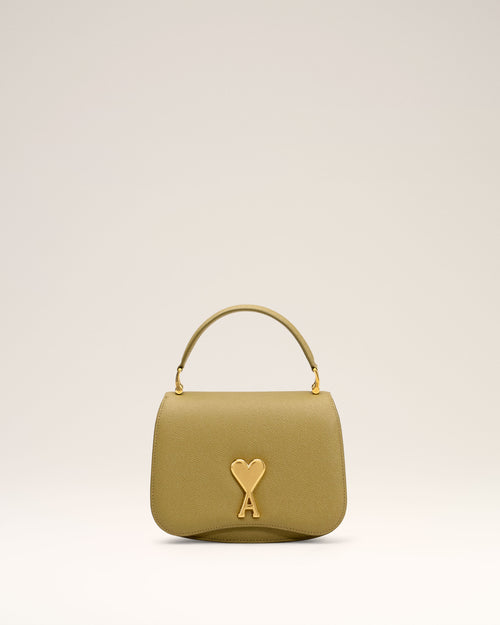 								Yellow Leather Top Handle Paris Paris Bag - 3							 - Ami Paris