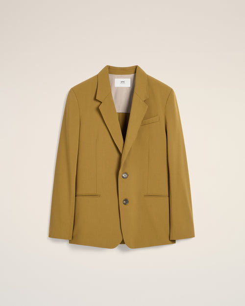 Mustard Wool Semi-Lined Jacket - 2 - Ami Paris