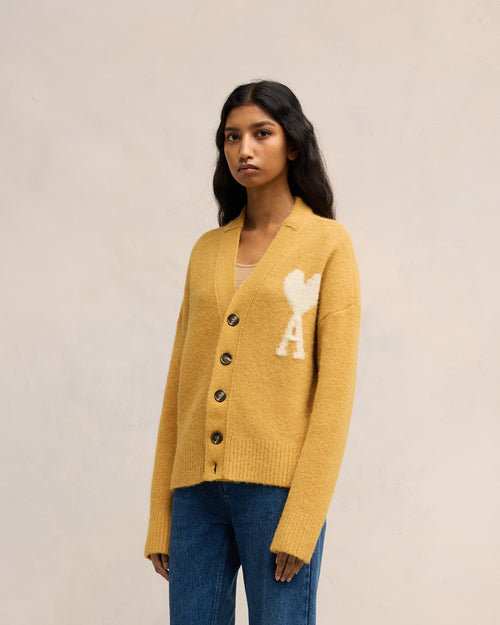 Cardigan Ami de Coeur Ecru - 12 - Ami Paris