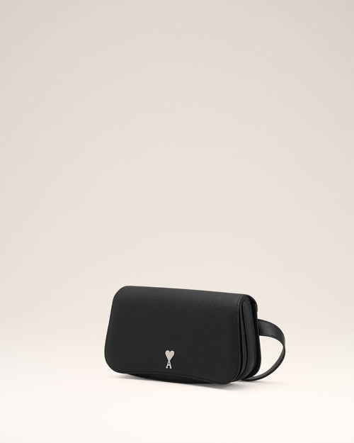 Black Leather Crossbody Paris Paris Bag - 2 - Ami Paris