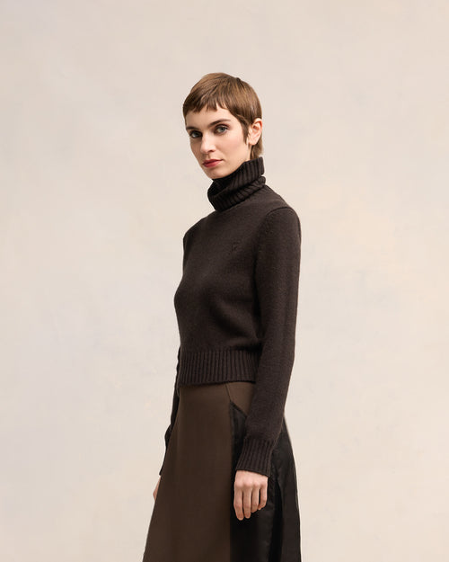 Cashmere Ami de Coeur Turtle Neck Sweater - 6 - Ami Paris