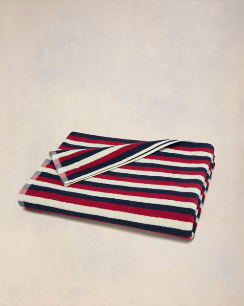 Striped Beach Towel - 1 - Ami Paris
