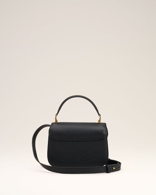 Black Leather Top Handle Paris Paris Bag - 3 - Ami Paris