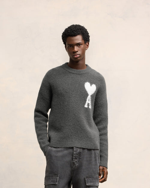 Off-White Ami de Coeur Crew Neck Sweater - 1 - Ami Paris