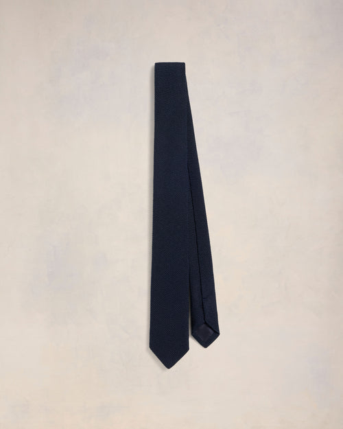 Silk Grenadine Tie - 1 - Ami Paris