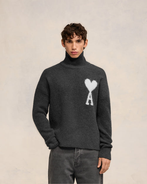 Off-White Ami de Coeur Funnel Neck Sweater - 3 - Ami Paris