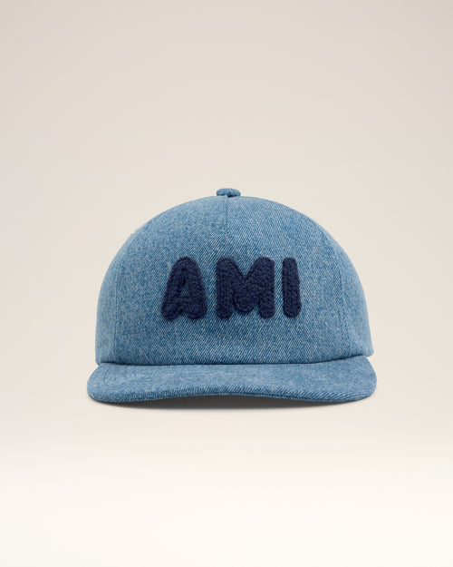 Blue Cotton Ami Paris Patch Trucker Cap - 4 - Ami Paris