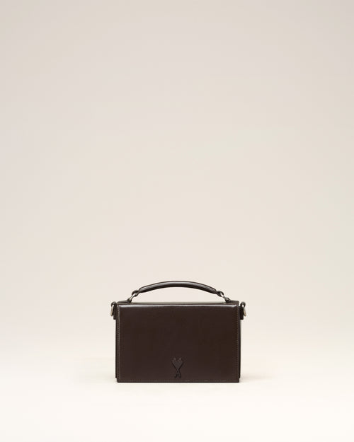 Ami de Coeur Lunch Box Bag - DARK COFFEE - Ami Paris