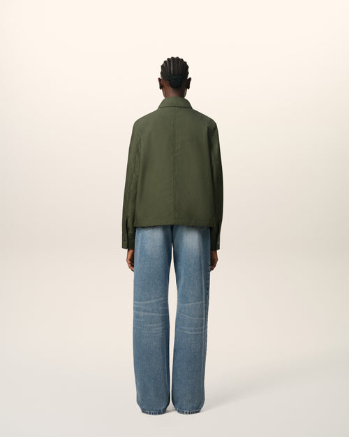 Green Buttoned Jacket - 10 - Ami Paris