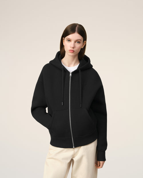 Zipped Ami de Coeur Hoodie - 9 - Ami Paris