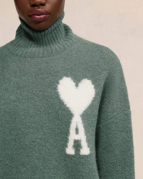 Off-White Ami de Coeur Funnel Neck Sweater - 8 - Ami Paris