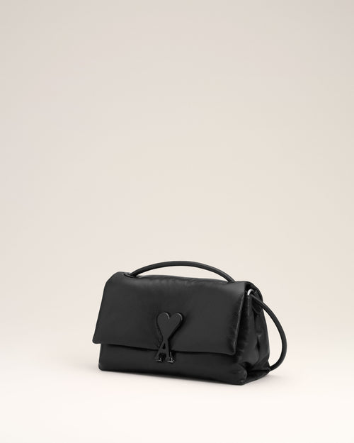 Black Leather Voulez-Vous Bag - 2 - Ami Paris