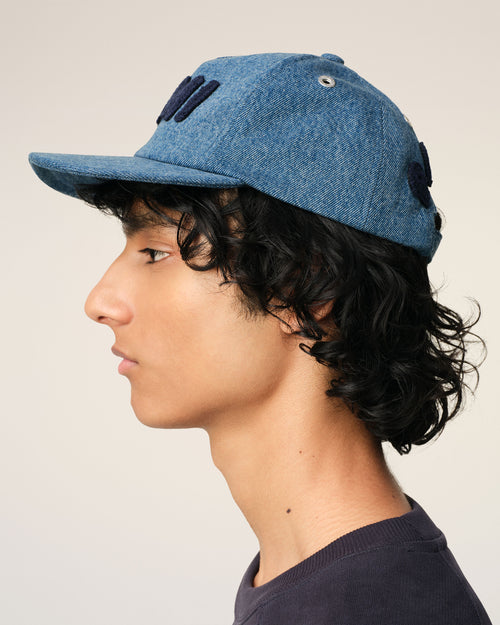 Blue Cotton Ami Paris Patch Trucker Cap - 5 - Ami Paris