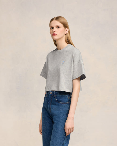 T-shirt Crop Ami De Coeur - 6 - Ami Paris