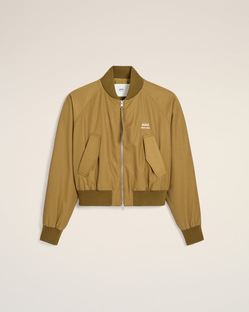 Mustard Twill Bomber - 1 - Ami Paris