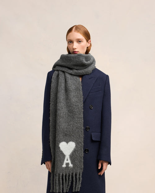 Oversized Ami de Coeur Scarf - 4 - Ami Paris