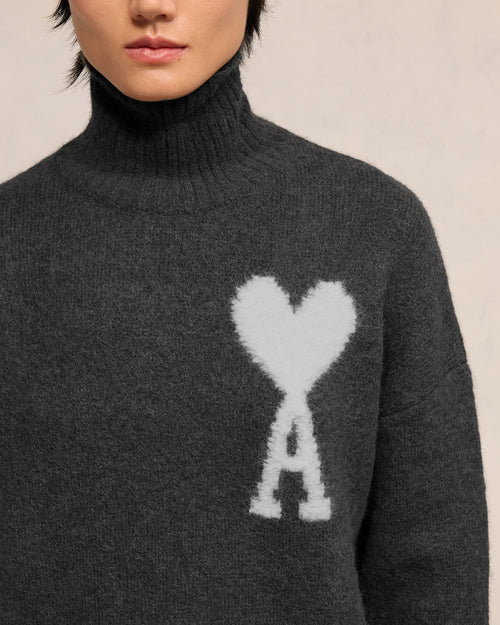 Off-White Ami de Coeur Funnel Neck Sweater - 9 - Ami Paris