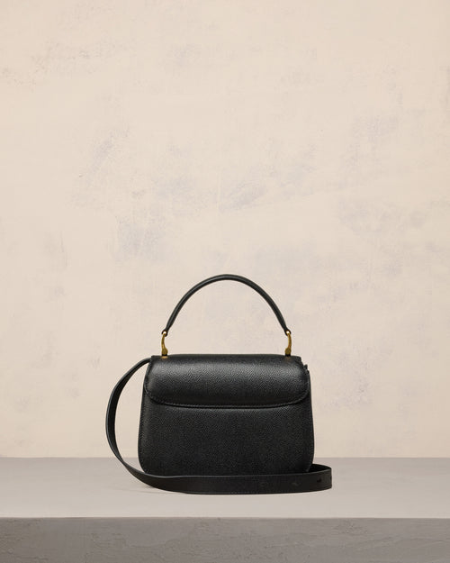 Sac Top Handle Paris Paris Noir En Cuir - 10 - Ami Paris