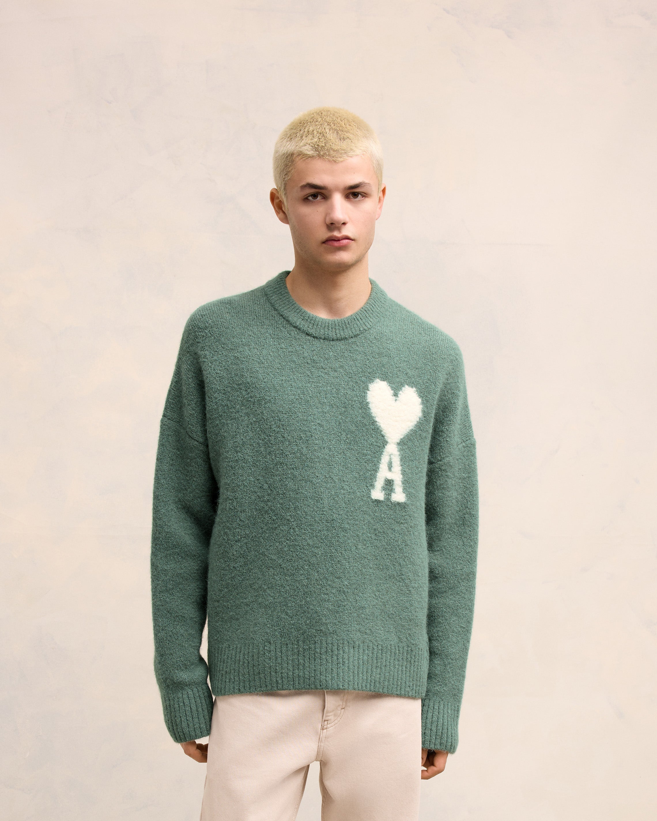 Off white green sweater hotsell