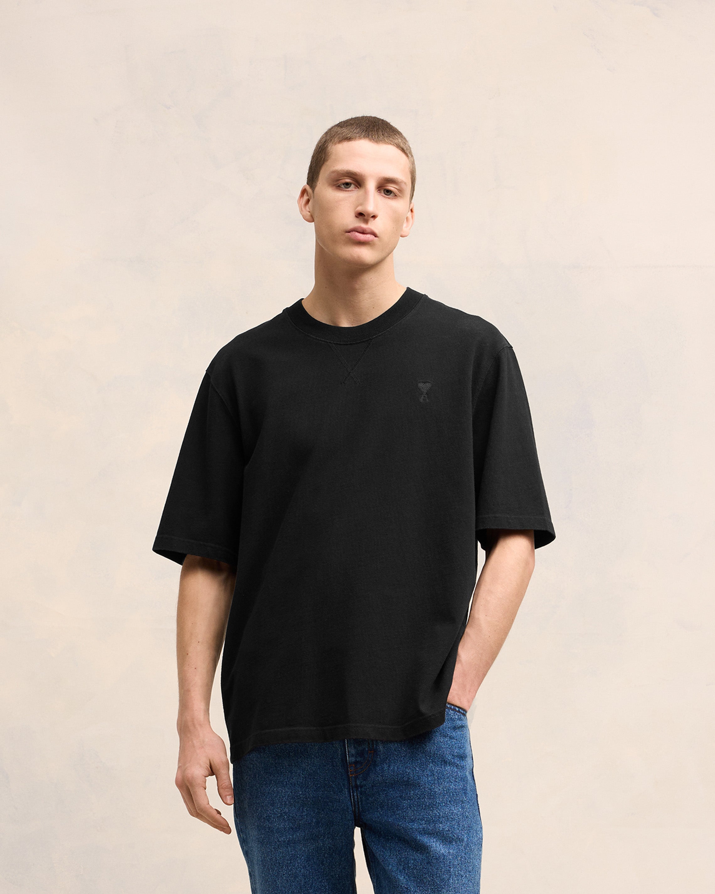 Black Ami Alexandre Mattiussi T-Shirt | AMI PARIS